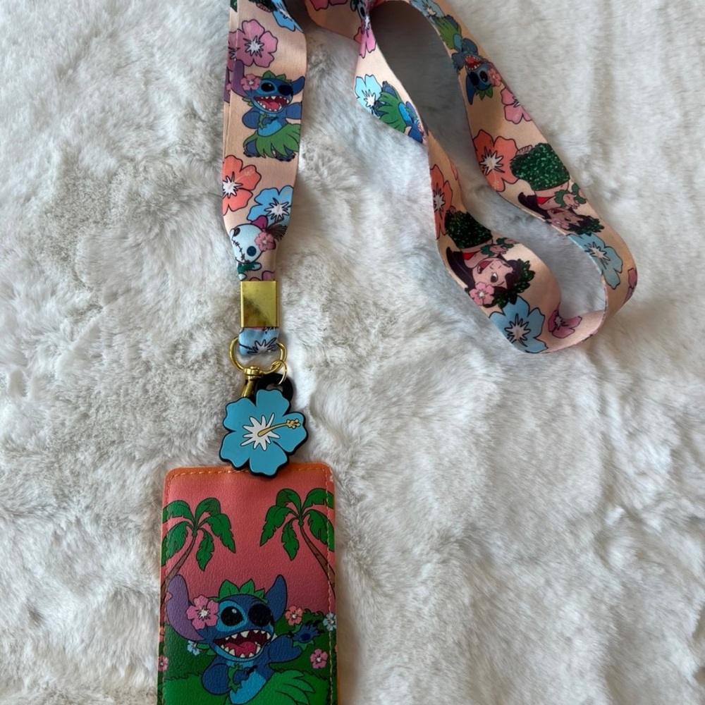 Disney Stitch loungefly lanyard